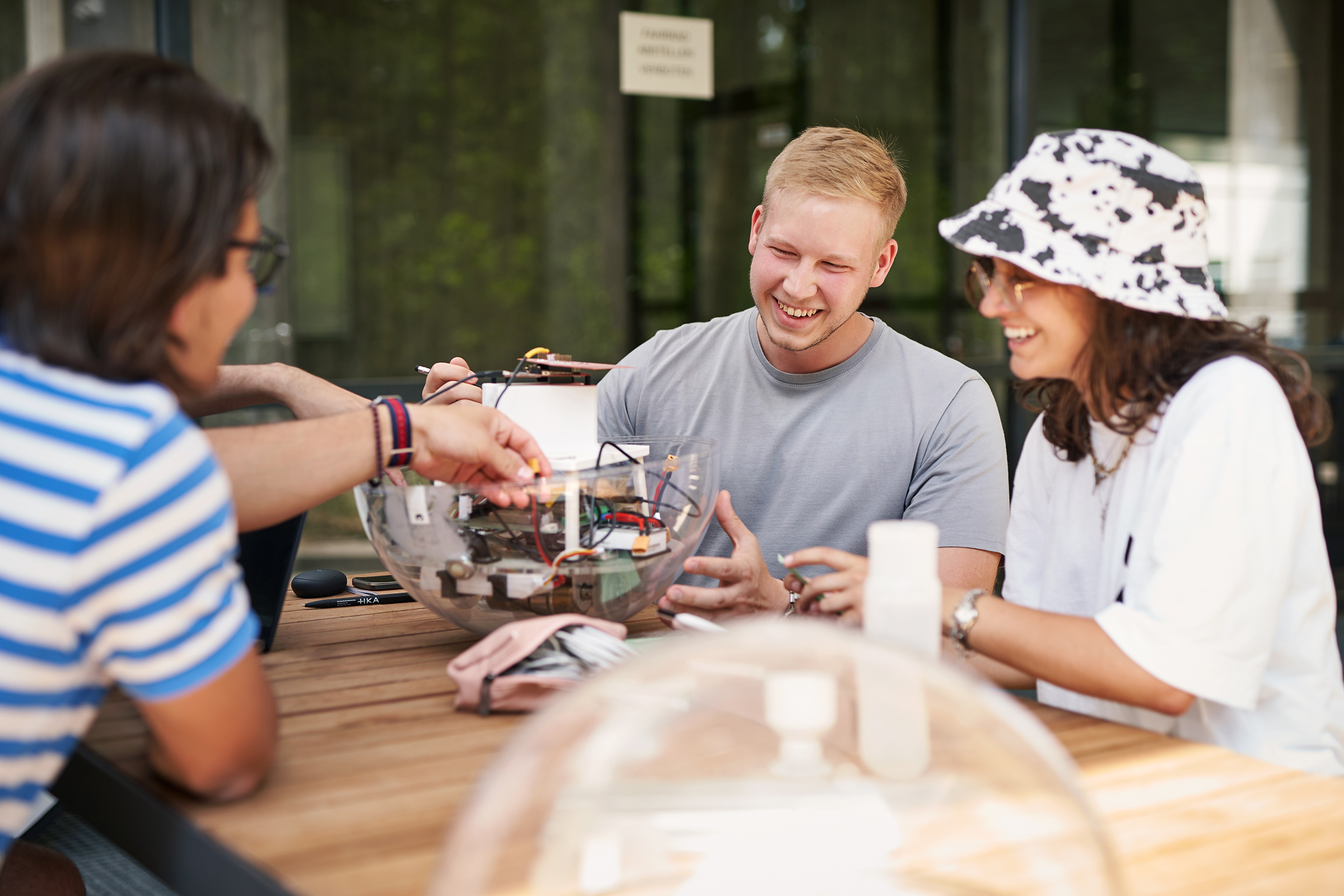 Try out studying Praktische Studienarbeit auf dem Campus der HKA