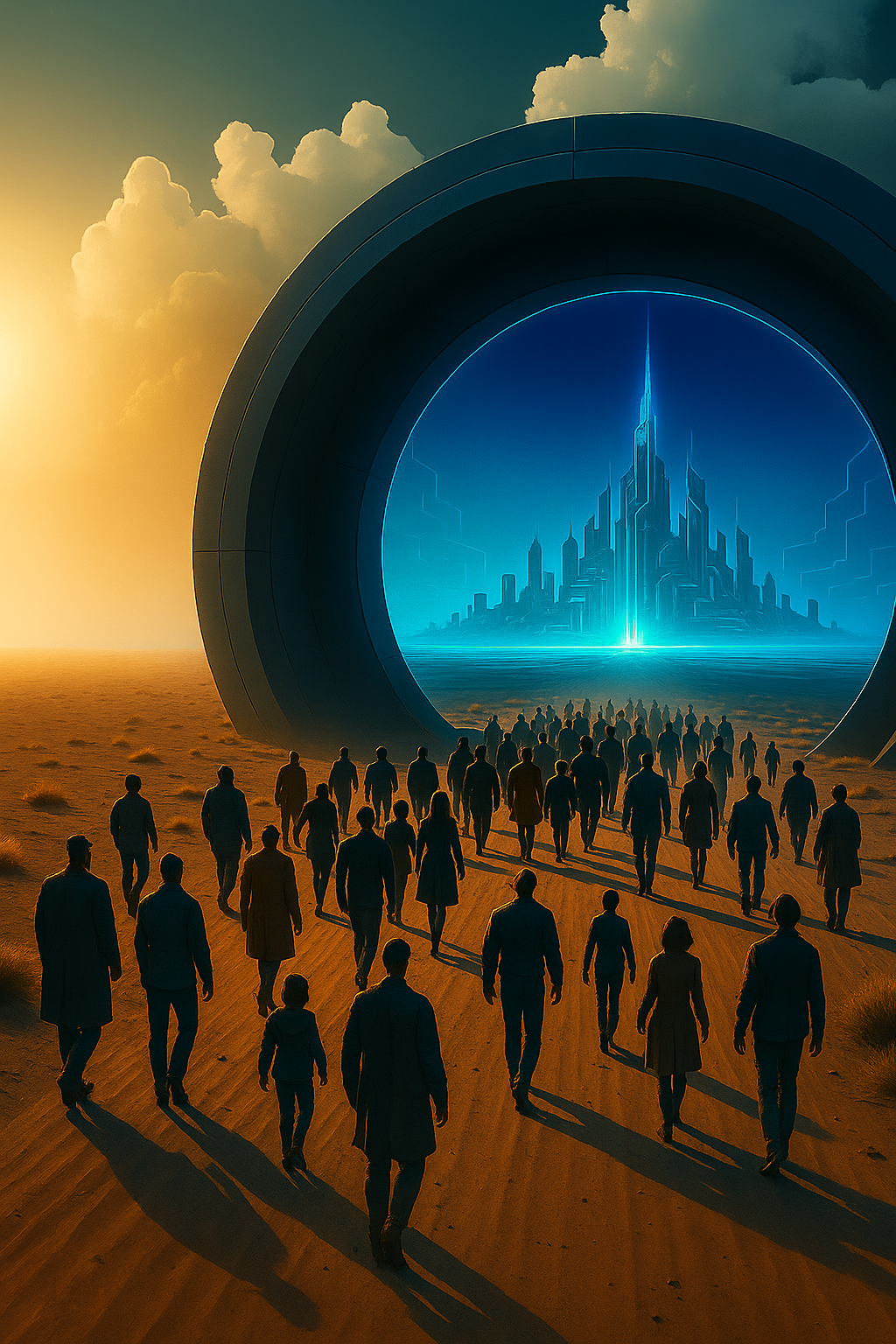 Schöne neue Welt? Welche Zukunft sieht die Digi-tal-Oligarchie für uns vor? Key Visual der Ringvorlesung 2025 des ZEF21