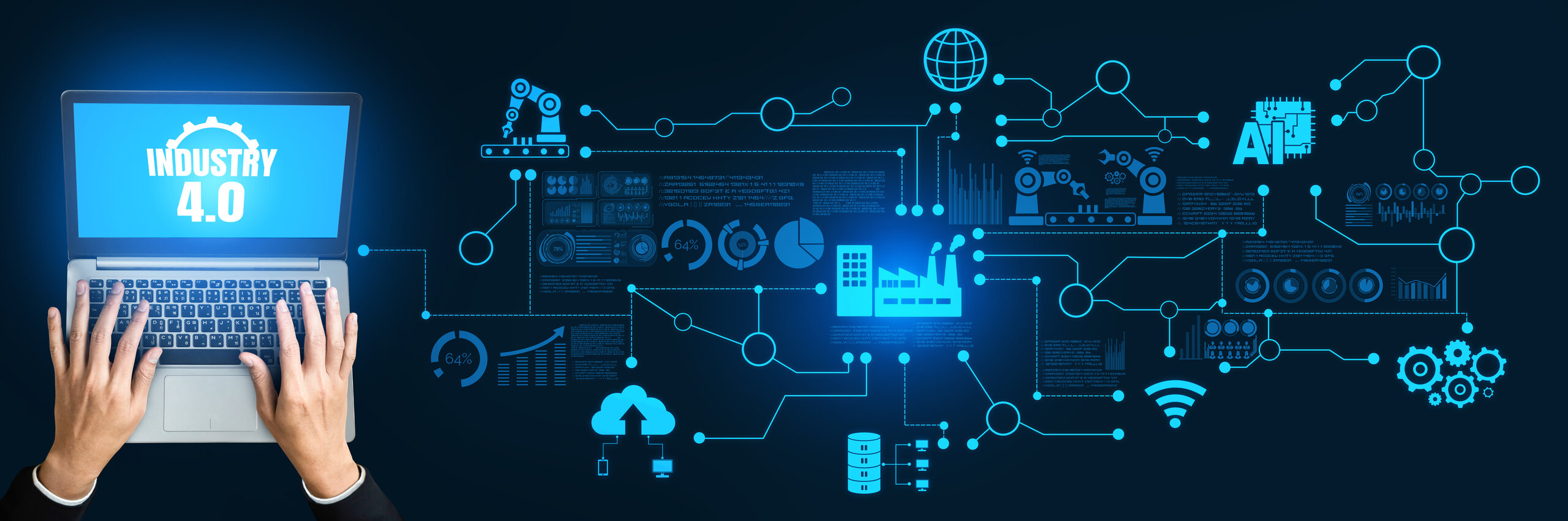 Research fields for Industry 4.0, photo: © Adobe Stock / Blue Planet Studio