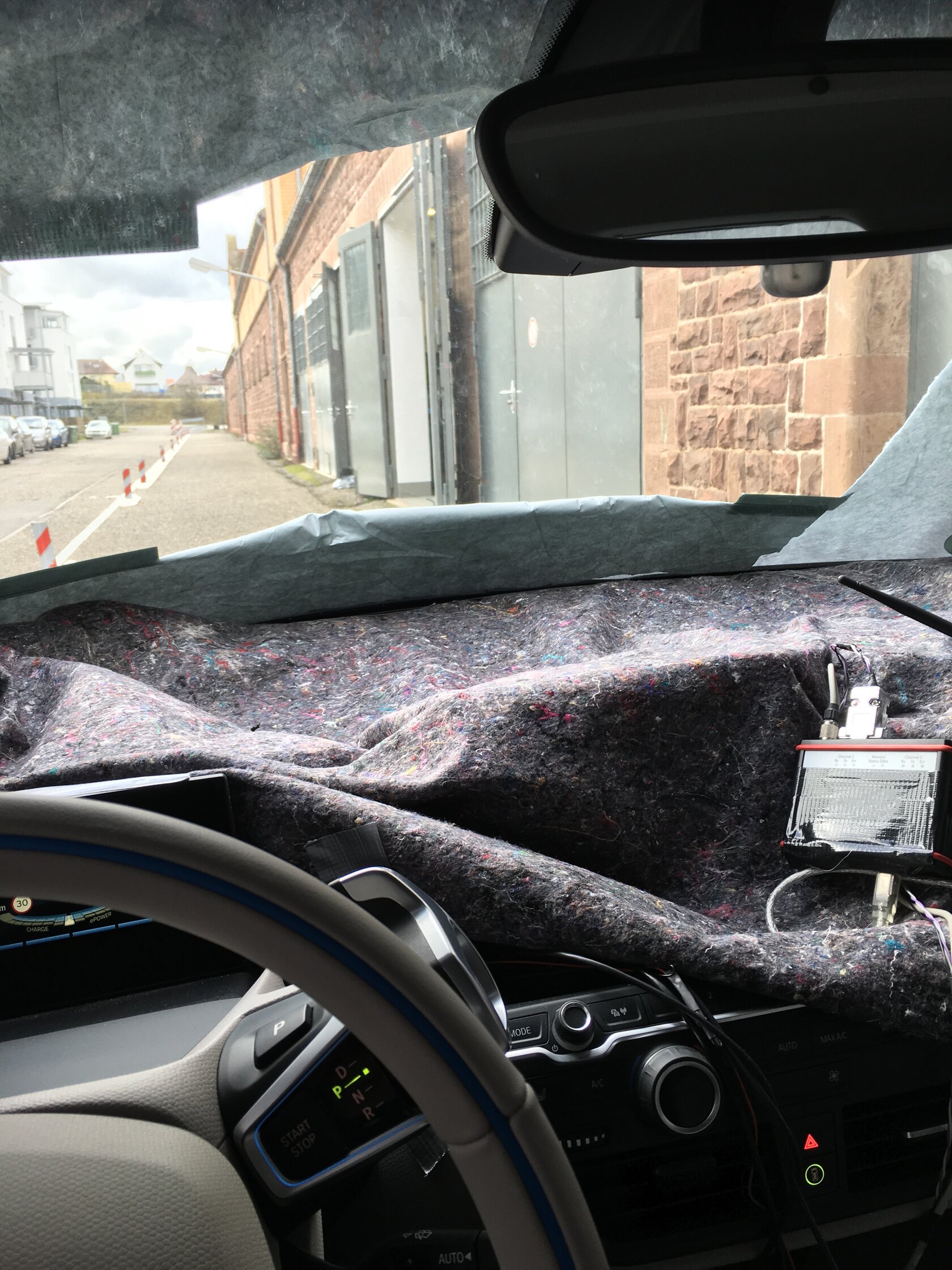 CAN wiring as a rapid prototyping system on the BMW-I3