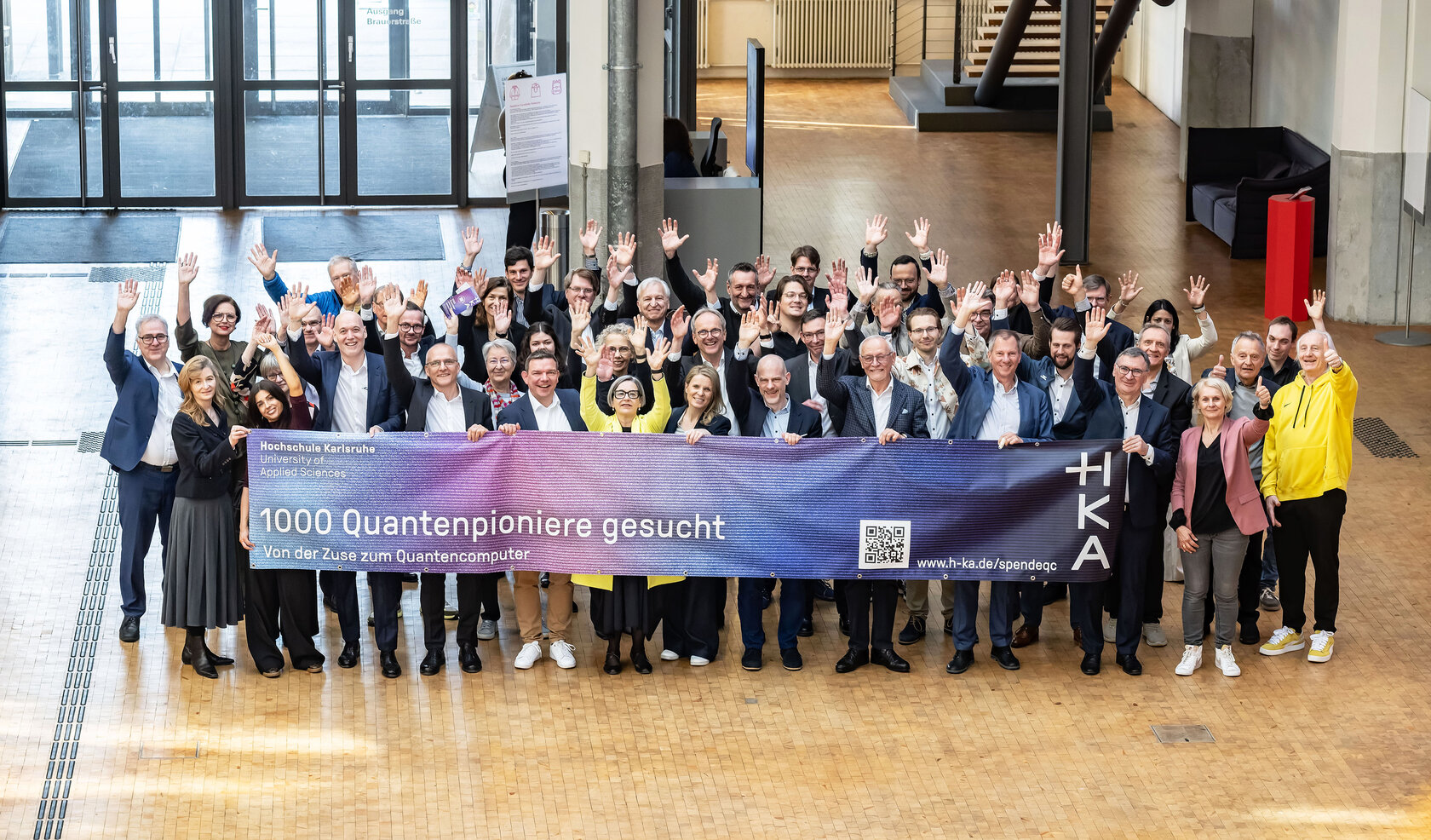 ARTIS-Uli Deck// 20.03.2026 Hochschule Karlsruhe , Start der Spendenkampagne Quantencomputer im ZKM Karlsruhe