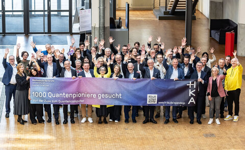 ARTIS-Uli Deck// 20.03.2026 Hochschule Karlsruhe , Start der Spendenkampagne Quantencomputer im ZKM Karlsruhe