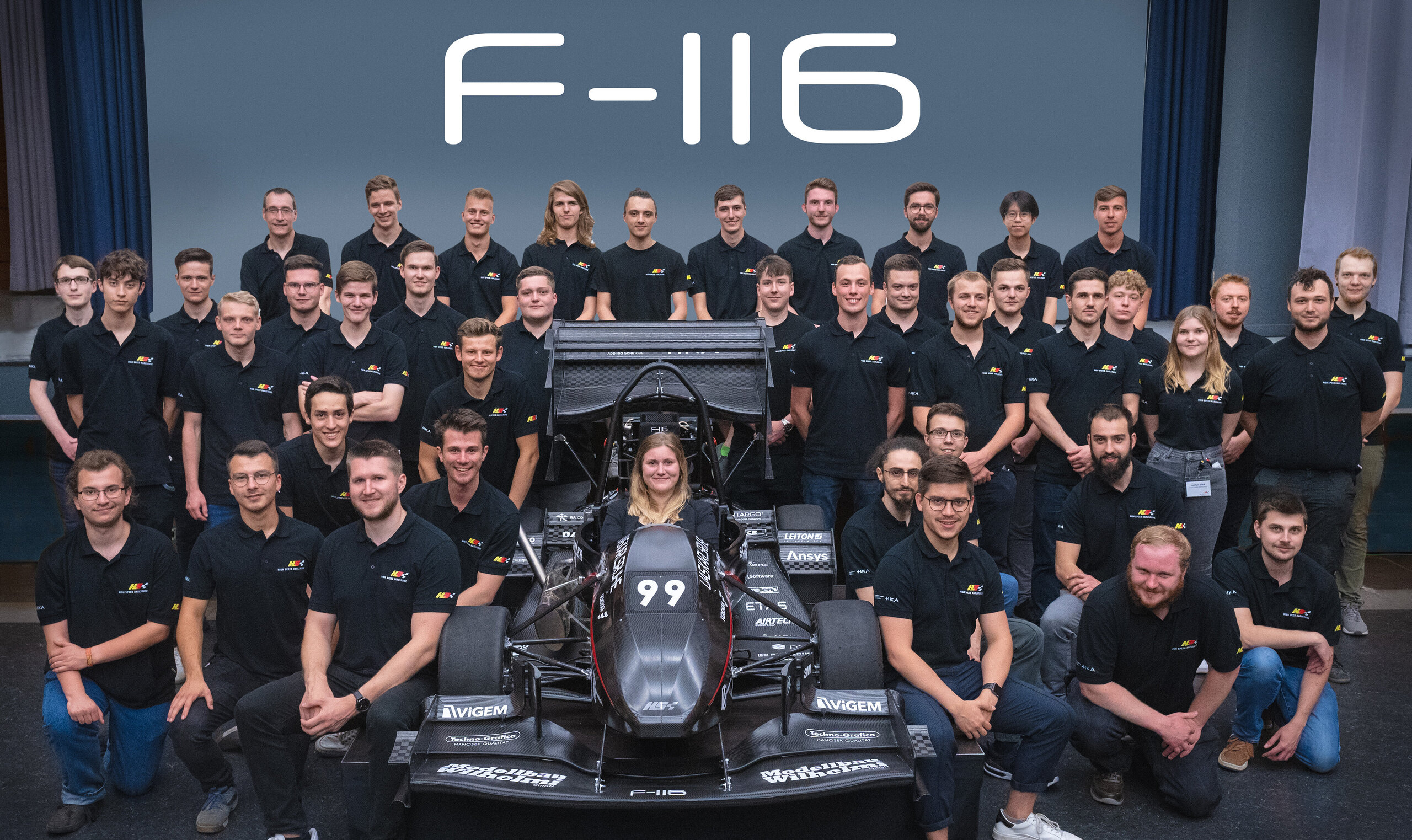 Team High Speed Karlsruhe Studierende der HKA enthüllen ihren selbst konstruierten und gebauten Formel-Rennwagen