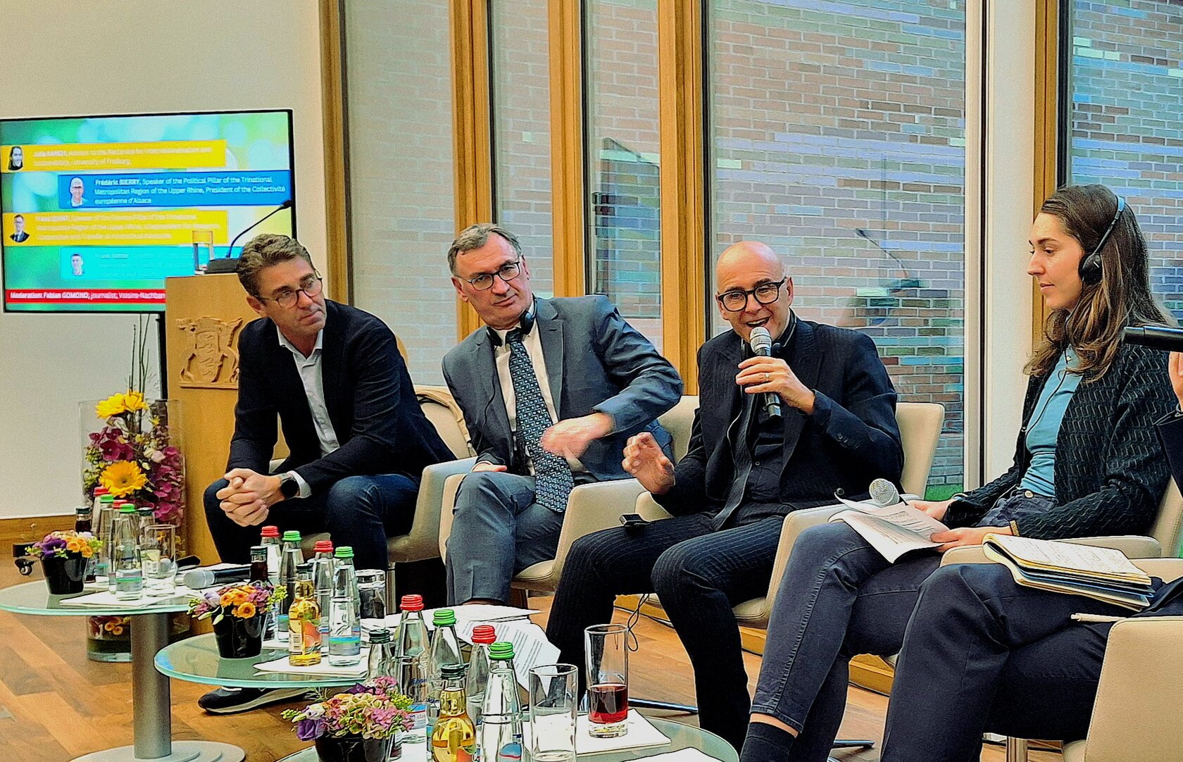 Der Oberrhein bei der Europäischen Woche der Regionen und Städte in Brüssel Die Trinationale Metropolregion Oberrhein präsentierte sich auf der Europäischen Woche der Regionen und Städte in Brüssel