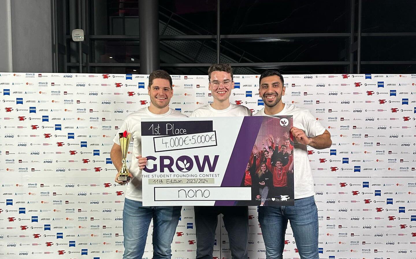 Gewinner des GROW-Wettbewerbs Gewinner des GROW-Wettbewerbs