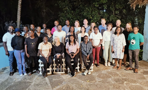 Project team at the closing event in Kilifi