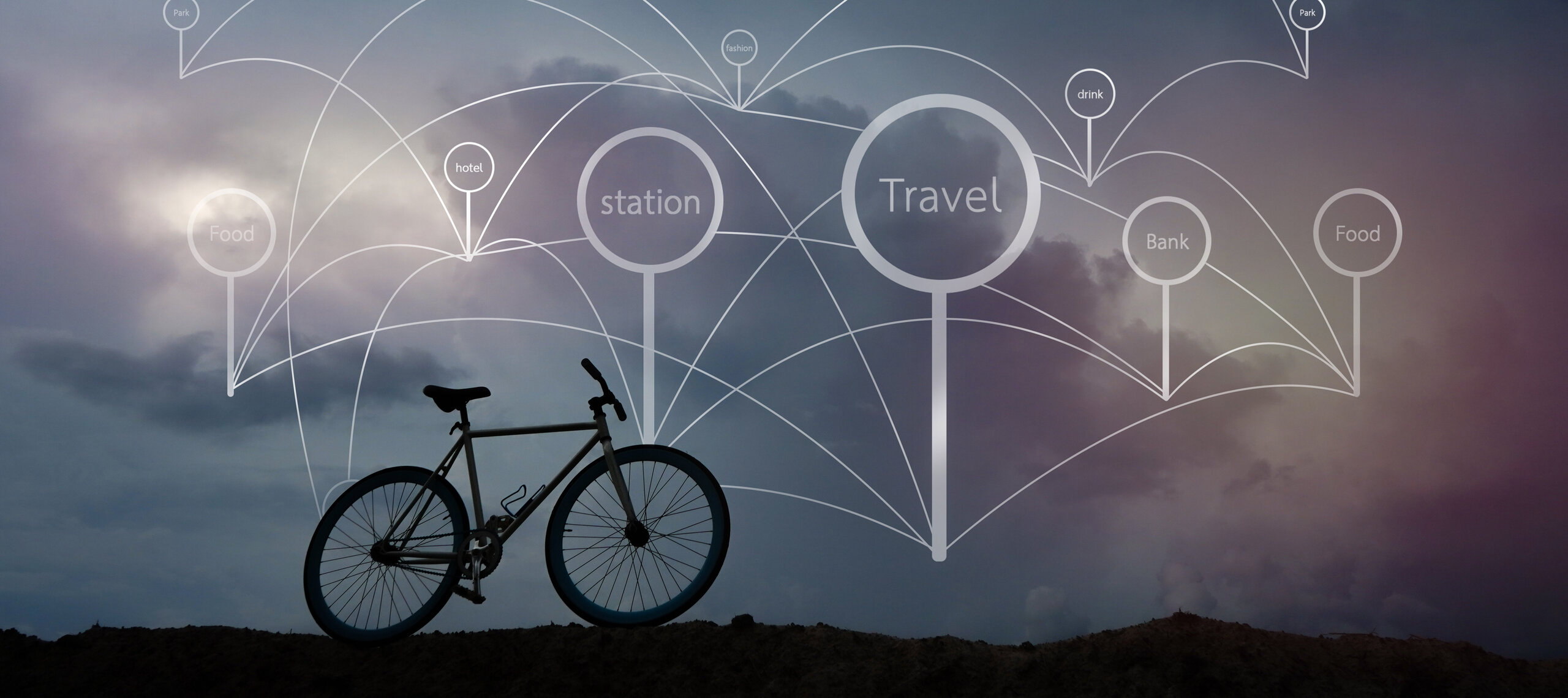 Bike at dawn, photo: © Adobe Stock / 21 phukao runner