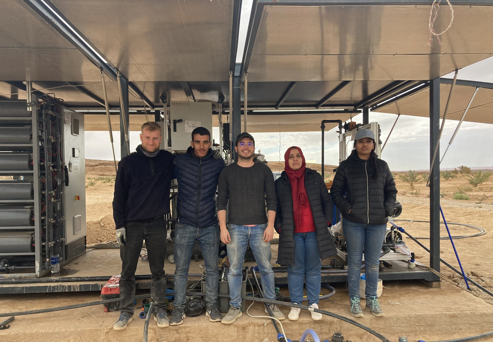 Das SmaCuMed-Team am Pilotstandort