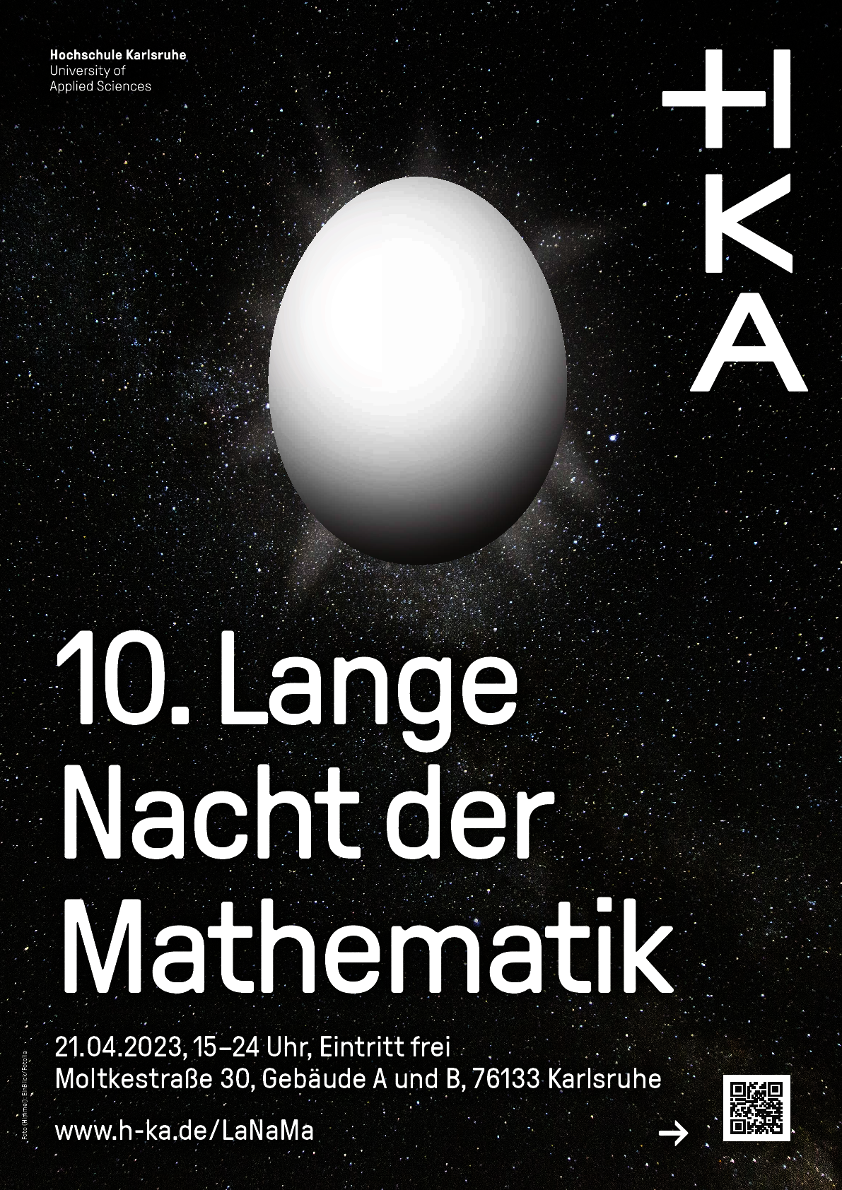 Plakat 10. Lange Nacht der Mathematik Plakatmotiv zur Langen Nacht der Mathematik an der HKA