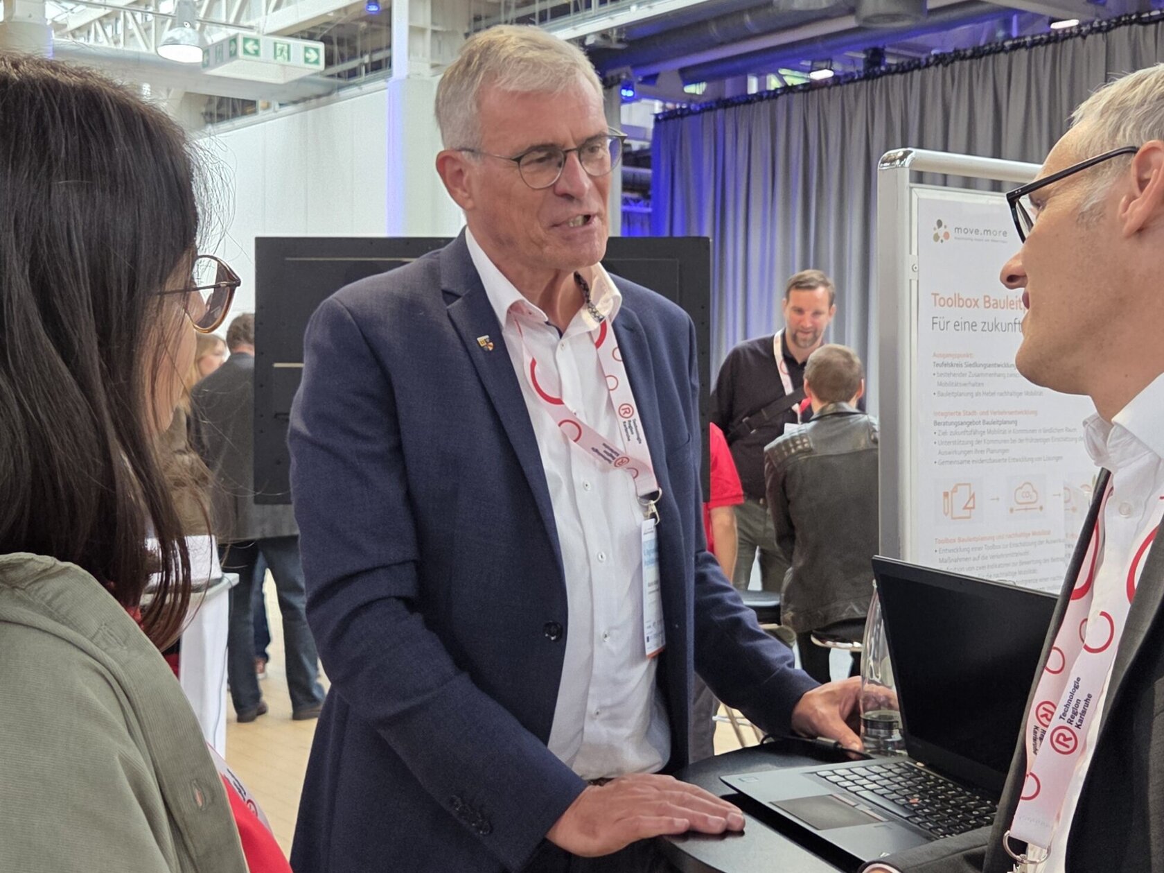 Mario Mohr, Dezernent für Mobilität, Klimaschutz und Infrastruktur des Landratsamts Rastatt im Gespräch