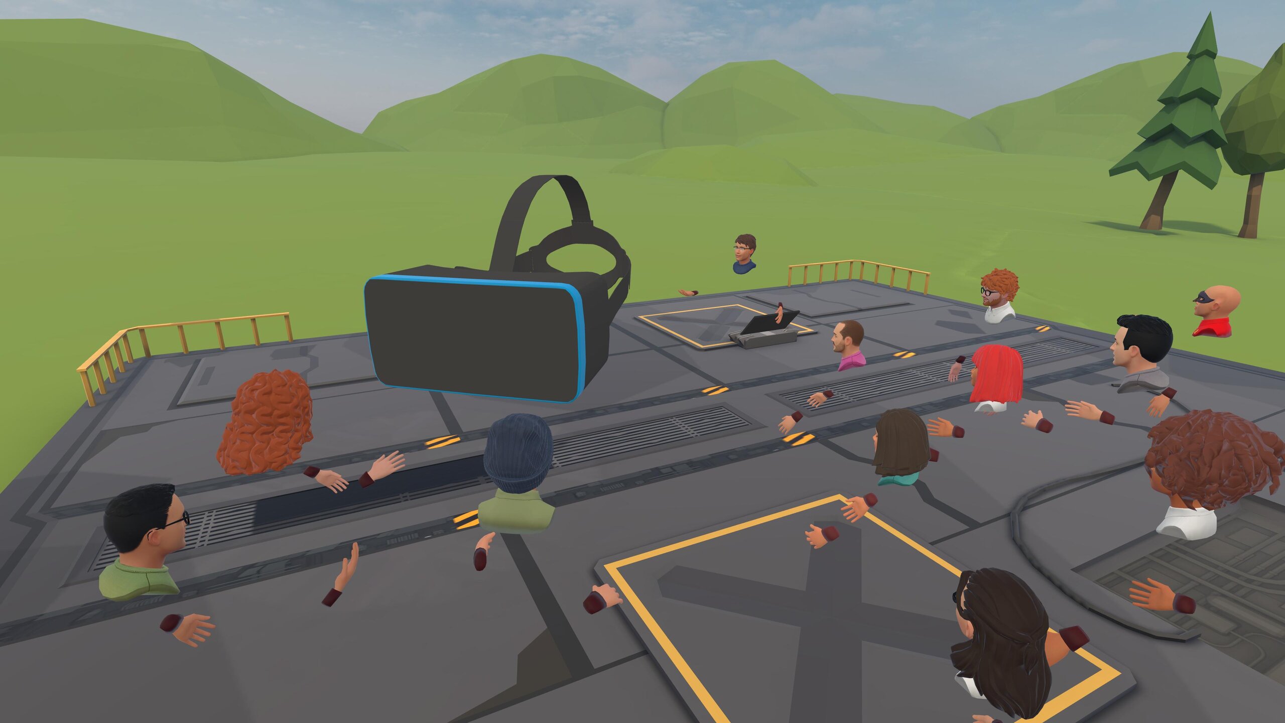 3D-Modell VR-Classroom