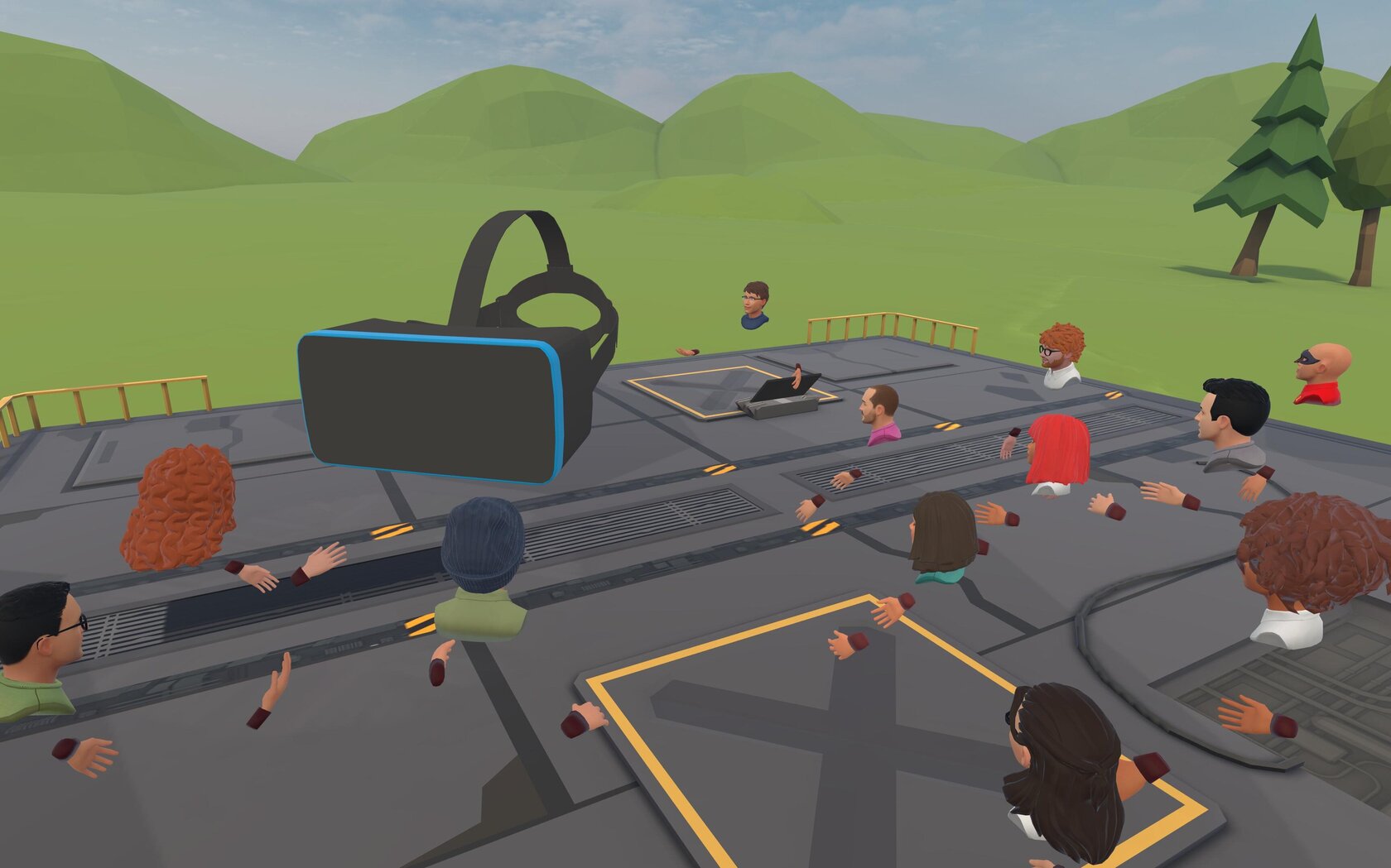 3D-Modell VR-Classroom