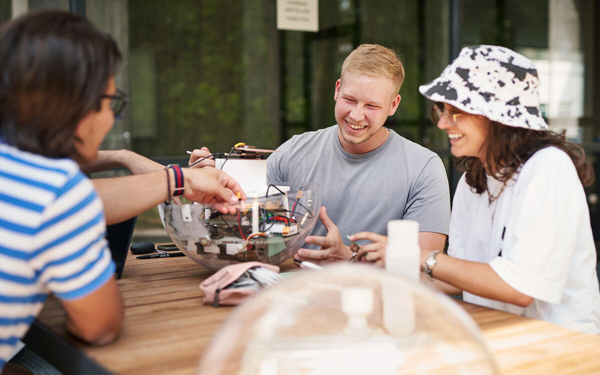 Praktische Studienarbeit auf dem Campus der HKA