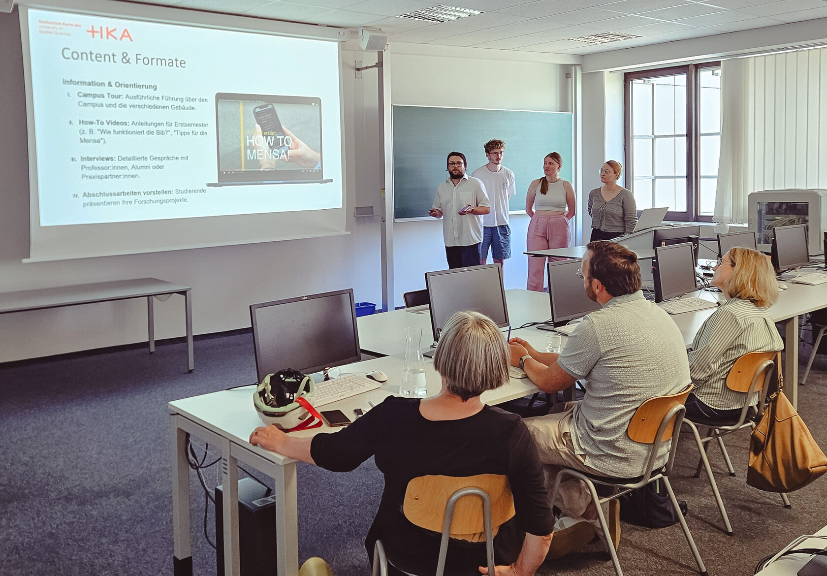 Präsentation der Ergebnisse zur Weiterentwicklung der Kommunikation an der HKA