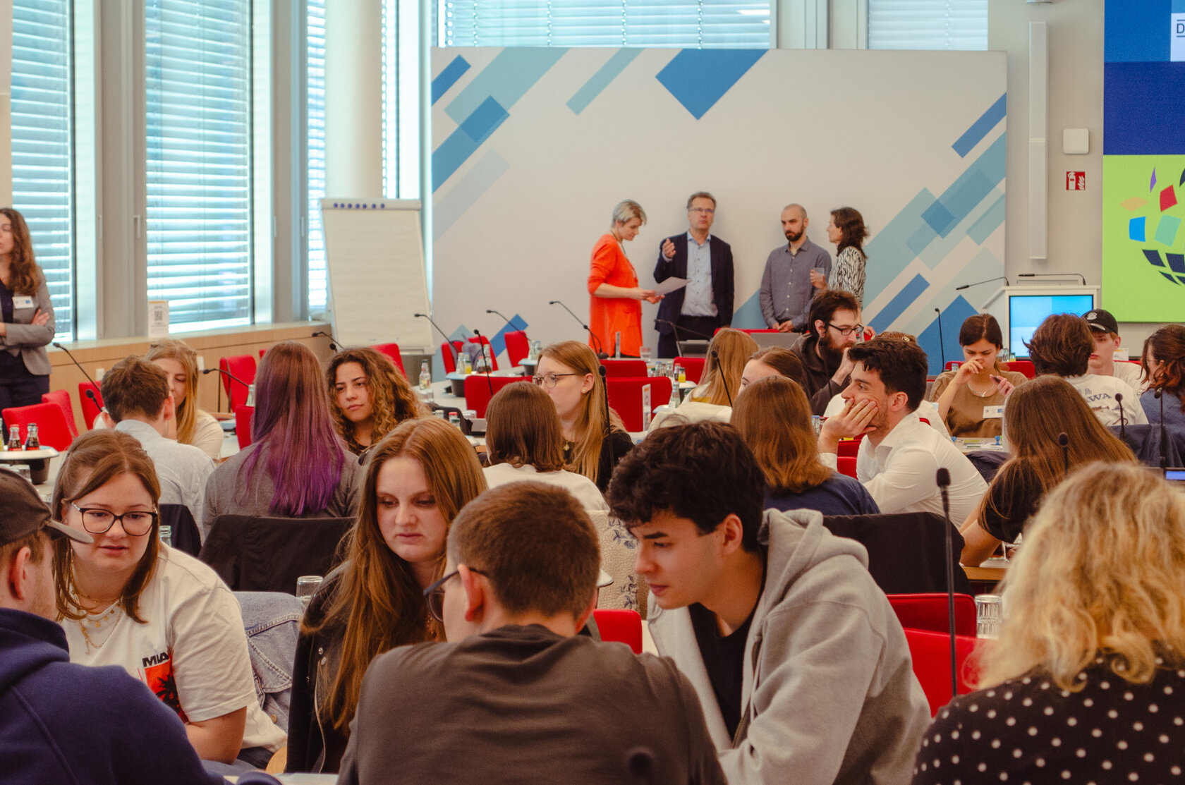 Die Veranstalter und die KMM-Studierenden