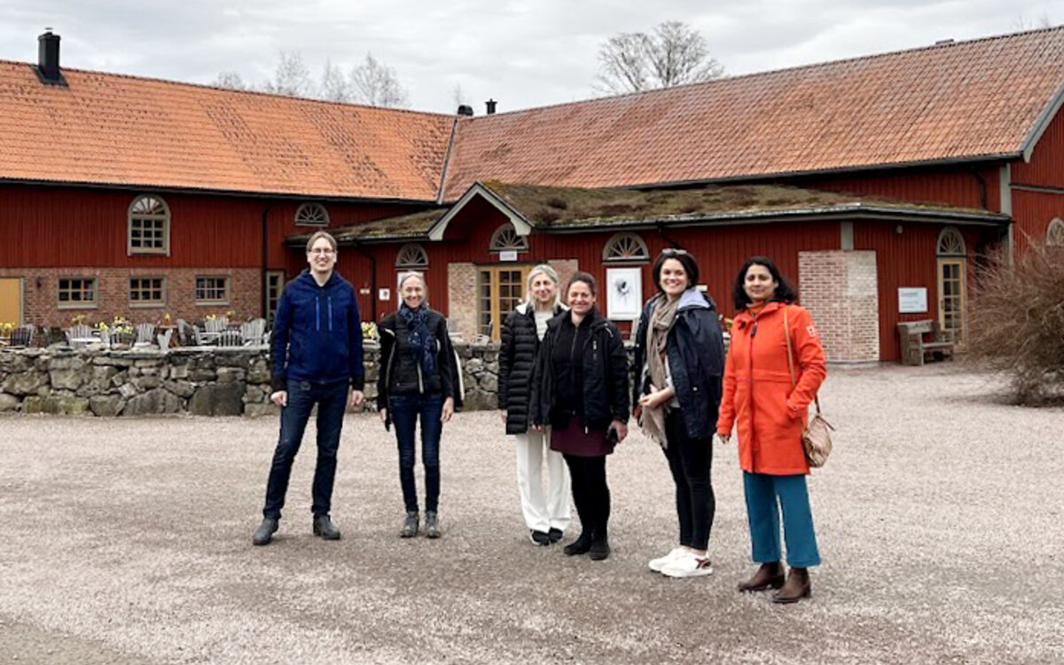 Gruppenfoto Staff Week a der University of Skövde