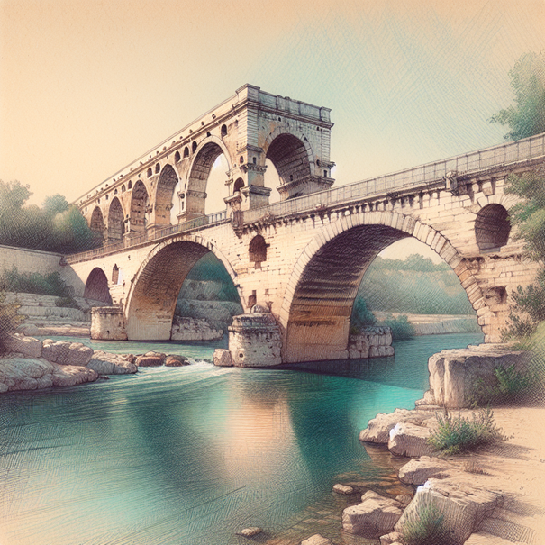 Pont du Gard nach ChatGPT